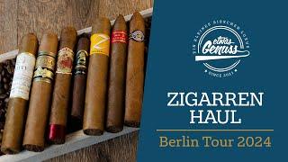 Es gibt neue Zigarren für den Humidor  Zigarren Haul aus der Berlin Tour 2024