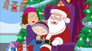 Meg sits on Santas lap - Family Guy