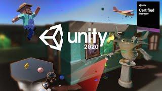 Complete Tutorial of Unity 2020 Free-Learn to create video games from scratch