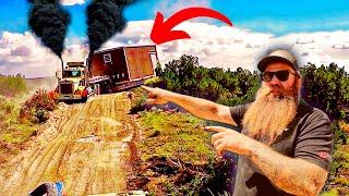 Truck Off-Roading with 100000 lbs… STOP  We Lost The Trailer