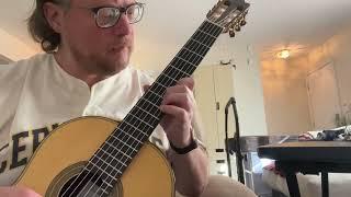 The Juggler’s Etude by Ralph Towner played on a Darren Hippner Hexrad model guitar