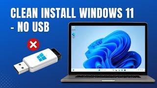 Clean Install Windows 11 without a USB from ISO File