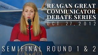 Ronald Reagan Great Communicator Debate Series National Semi-Finals — 102712