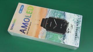 NEW 2024 Senbono Air 3 Smartwatch AMOLED Display - Unboxing and Feature review link in description