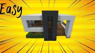 MinecraftHow to make a small Modern house in Minecraft