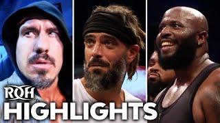 EC3 & Briscoes vs Shane Taylor & SOS in 6-Man Chaos ROH Highlights