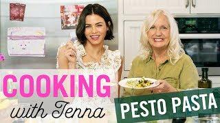 THE BEST PESTO RECIPE EVER  & Ecotarian Health Tips  Cooking With Jenna Dewan