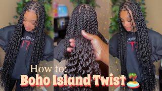Boho Senegalese Twist Island Twist ️ •BraidsByTyTi