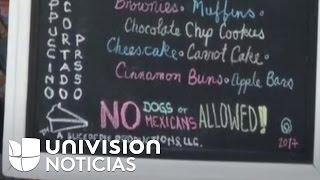 No se permiten perros ni mexicanos el polémico cartel de un restaurante en Uruguay