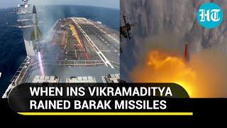 Indian Navys INS Vikramaditya fires Israel-made Barak missiles Israeli envoy shares video