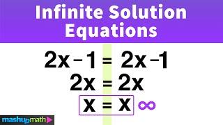 Infinite Solutions Equations Explained