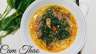 Bún Bò Lá Lốt - Món Ngon Xứ Huế Tuyệt Vời Ít Ai Biết Đến #CamThao