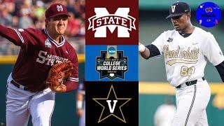 #7 Mississippi State v #4 Vanderbilt  College World Series Championship Game 2021 College Baseball