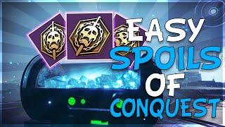 How To Get Easy SPOILS of CONQUEST Solo  Destiny 2