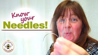 Do you know your needles? Types & sizes of hand embroidery needle explained