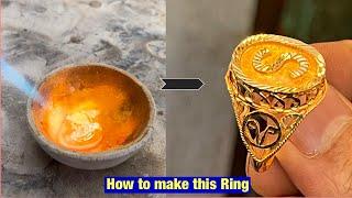 23k Gold Ring Making  How Gold Ring is Made