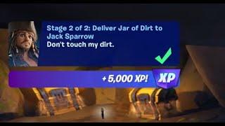 Fortnite - Stage 2 of 2 Deliver Jar of Dirt to Jack Sparrow - Chapter 5 Season 2