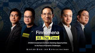 บรรยากาศงานสัมมนา Finnomena ALL THE TIME  2H2024 Investment Outlook