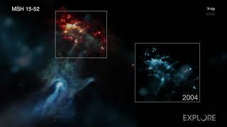 Astronomers Capture Cosmic Hand Hitting a Wall