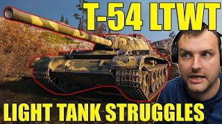 T-54 LTWT Light Tank Struggles  World of Tanks