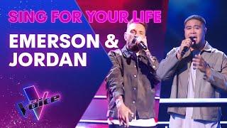 Emerson & Jordan Sing For Their Lives  The Battles  The Voice Australia