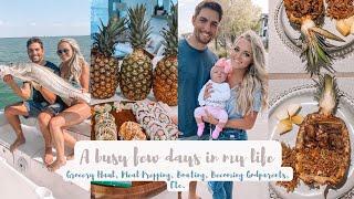 FEW DAYS IN MY LIFE  Grocery Haul Meal Prepping Boating Life Updates Etc.