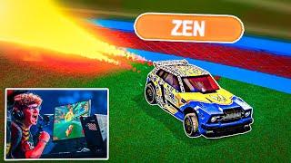 BEST OF ZEN IN RLCS  ROCKET LEAGUE RLCS BEST PLAYS