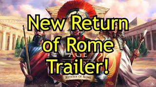 Romans playable in AoE2  Return of Rome trailer & New info