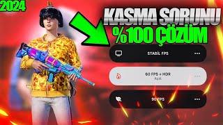 PUBG MOBİLE KASMA SORUNU ÇÖZÜMÜ %100 OLUYOR  FPS ARTTIRMA GARANTİLİ 2024