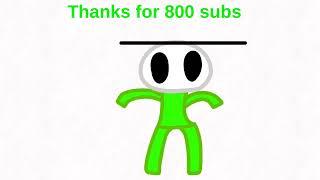 Thanks for 800 subs