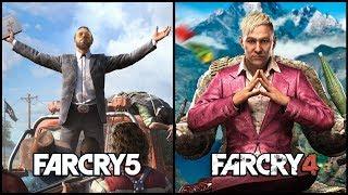 Far Cry 5 vs Far Cry 4 - Comparison