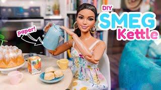 How to Make Mini Kitchen Stuff Out of Paper  SMEG Inspired Kettle