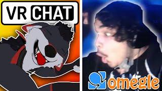 OMEGLE FORCED ME TO ████ - VRChat Furry Invades Omegle Episode 43