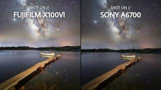 Fujifilm X100V VS Sony A6700  Night Mode Camera Test