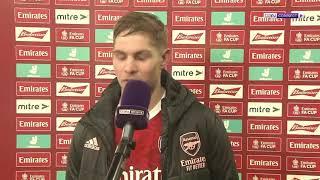 Emile Smith Rowe on his Initial red card vs Newcastle