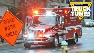 Ambulance Video for Children  Truck Tunes for Kids  Twenty Trucks Channel  Fire and Rescue