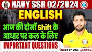 Navy SSR 022024 Navy SSR Exam Analysis Navy English Exam Review Navy Complete Analysis By RWA