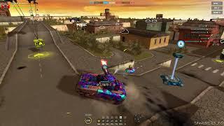 Tanki Online Vulcan Prime Skin Shredder Augment and Hornet Prime Skin Lifeguard gameplay