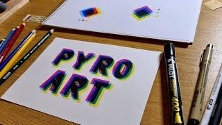 How to make GLITCH EFFECT  Simple Tutorial  Pyro Art