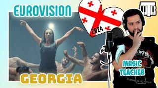 Georgia Eurovision 2024 Reactionalysis - Music Teacher Analyses FireFighter by Nutza Buzaladze