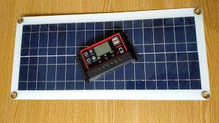 Самая популярная солнечная панель с контроллером заряда с Aliexpress. Обзор отзыв и полный тест