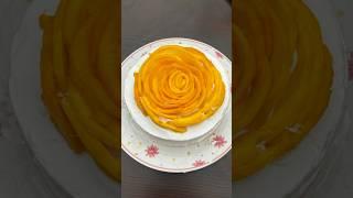 Easy Mango Cake Decor Idea #shorts #cake #mangocake #cakedecoridea #cakedecoration #tastemadeworld