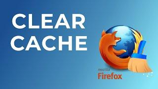 How to CLEAR CACHE in Mozilla Firefox browser 4 CLICKS