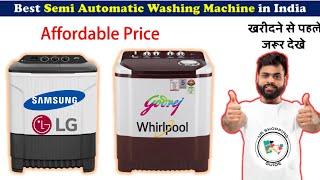 Top 5 Best Semi Automatic Washing Machines In India Under Rs. 15000 For Home in 2024 10k 12k 15k 25k