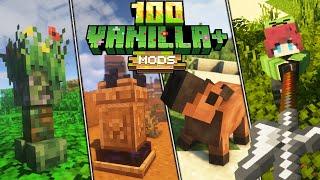 100 TOP Vanilla+ Mods For Minecraft 1.20.2+ - 2023 Forge & Fabric