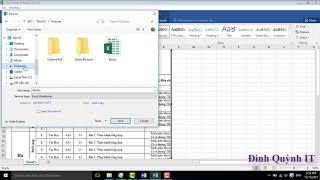 Cách Coppy chuyển Word sang Excel giữ nguyên định dạng - Đình Quỳnh IT.