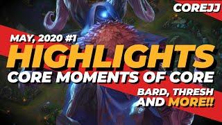 CoreJJ - Core Moments of Core feat. Tactical  Stream Highlights #1 May  League of Legends