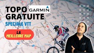 Comment changer la CARTE de ton GPS GARMIN pour trouver tous les CHEMINS et SINGLES ? GRATUIT 