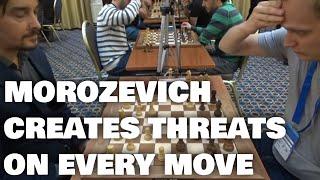 Setting traps all over the board  Morozevich - Nestor  French defence