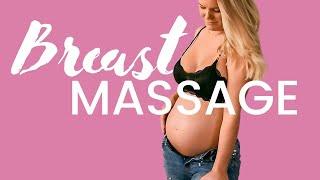 PRENATAL MASSAGE - How to give yourself a pregnancy massage - DIY breast massage